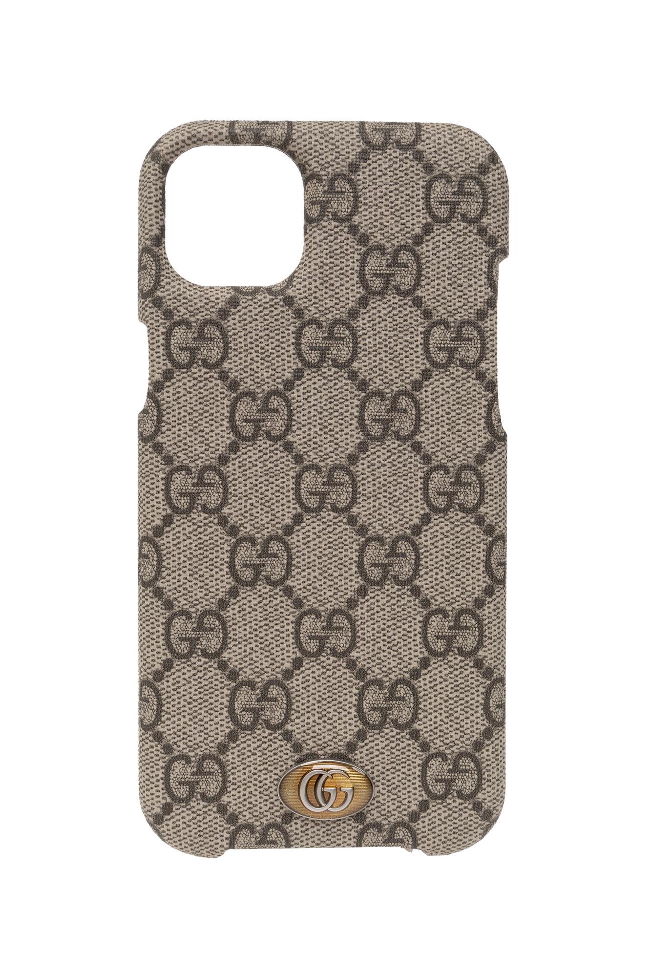 Gucci Iphone 14 Plus Case in Brown | Lyst UK