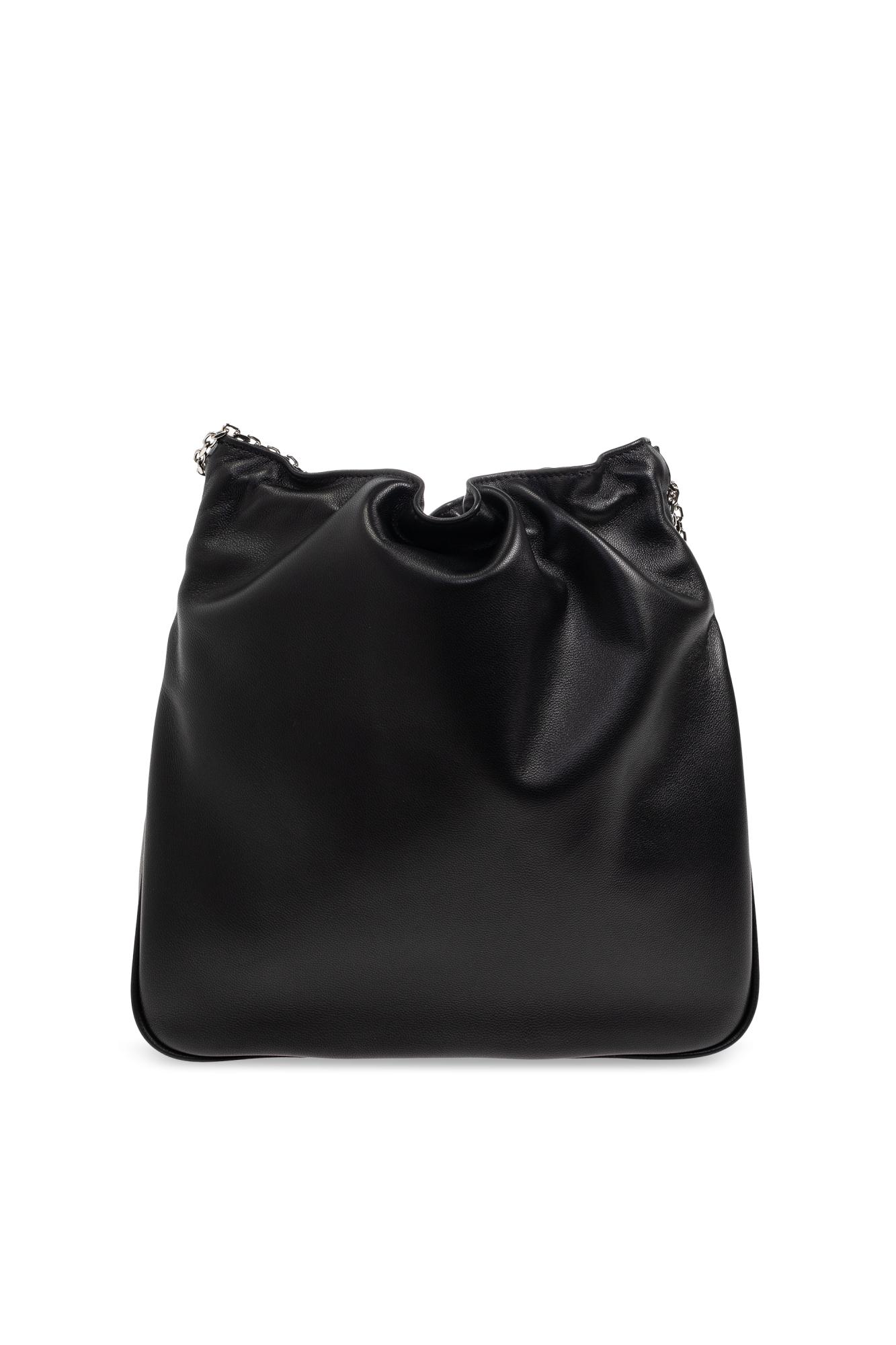 ショルダーバッグ・ポシェット Roger Vivier Black Leather Bucket Bag Tres Vivier Roger Vivier Black Leather Bucket Bag TrèS Vivier – LOZURI®