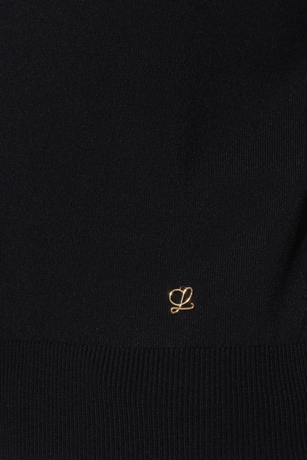 Loewe Sweater With Logo in Black - Lyst