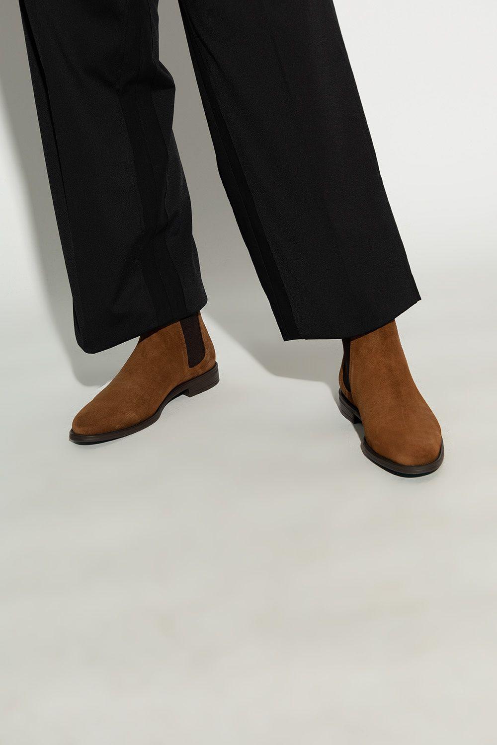 udbytte Smøre Øjeblik PS by Paul Smith Leather Chelsea Boots in Brown for Men | Lyst