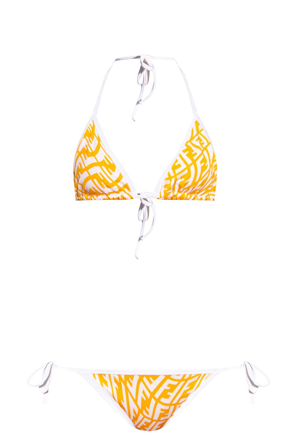 Fortæl mig efterklang træthed Fendi Two-piece Swimsuit Yellow | Lyst
