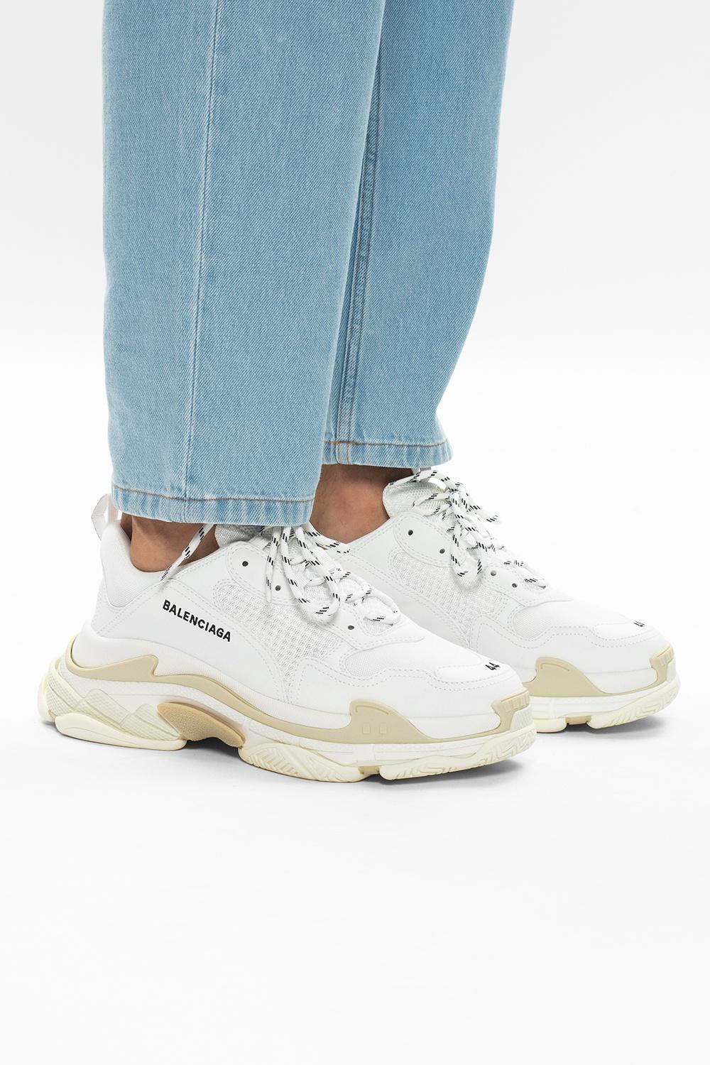 Balenciaga 'triple S' Sneakers in White for Men | Lyst