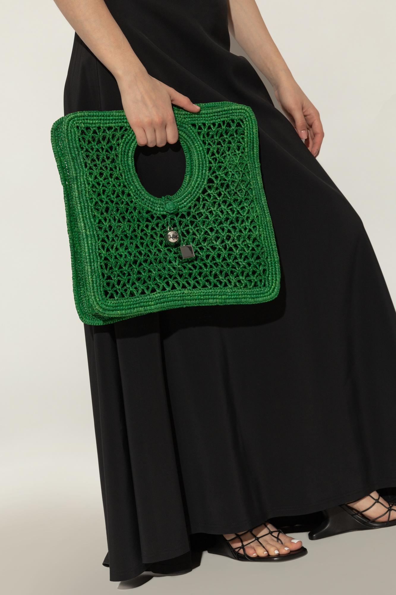 JACQUEMUS ハンドバッグ Le Petit Carre Spiaggia JACQUEMUS - Le Petit Carré Spiaggia bag in raffia – NEW TAKE