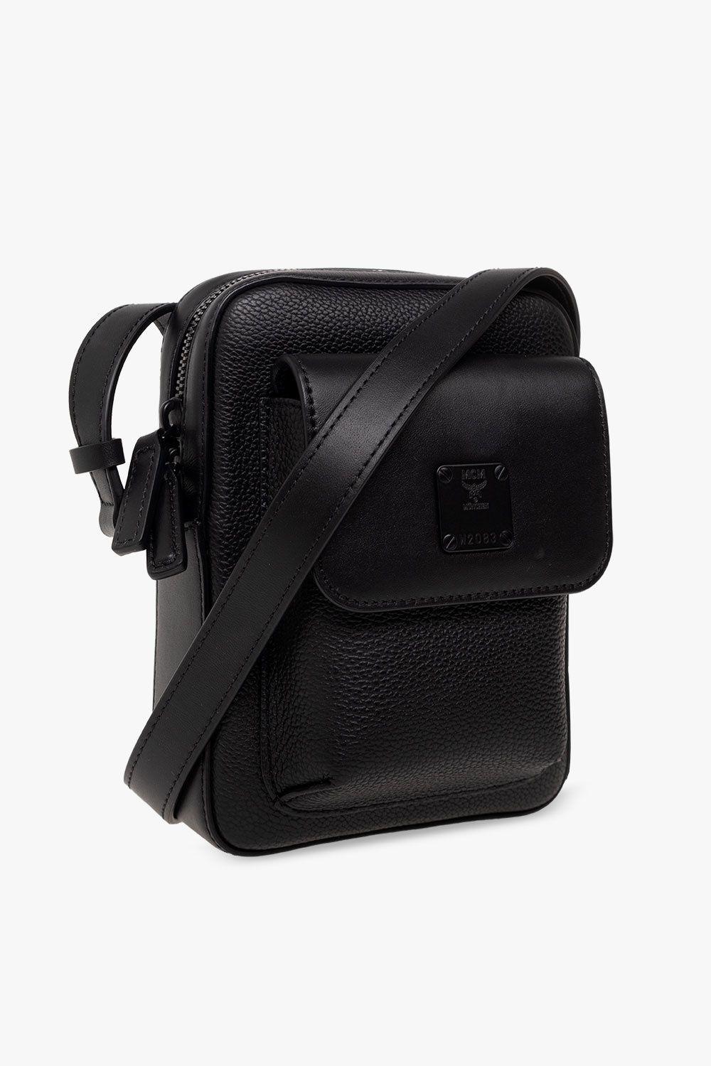 MCM Black Shoulder Bag  Black shoulder bag, Bags, Shoulder bag