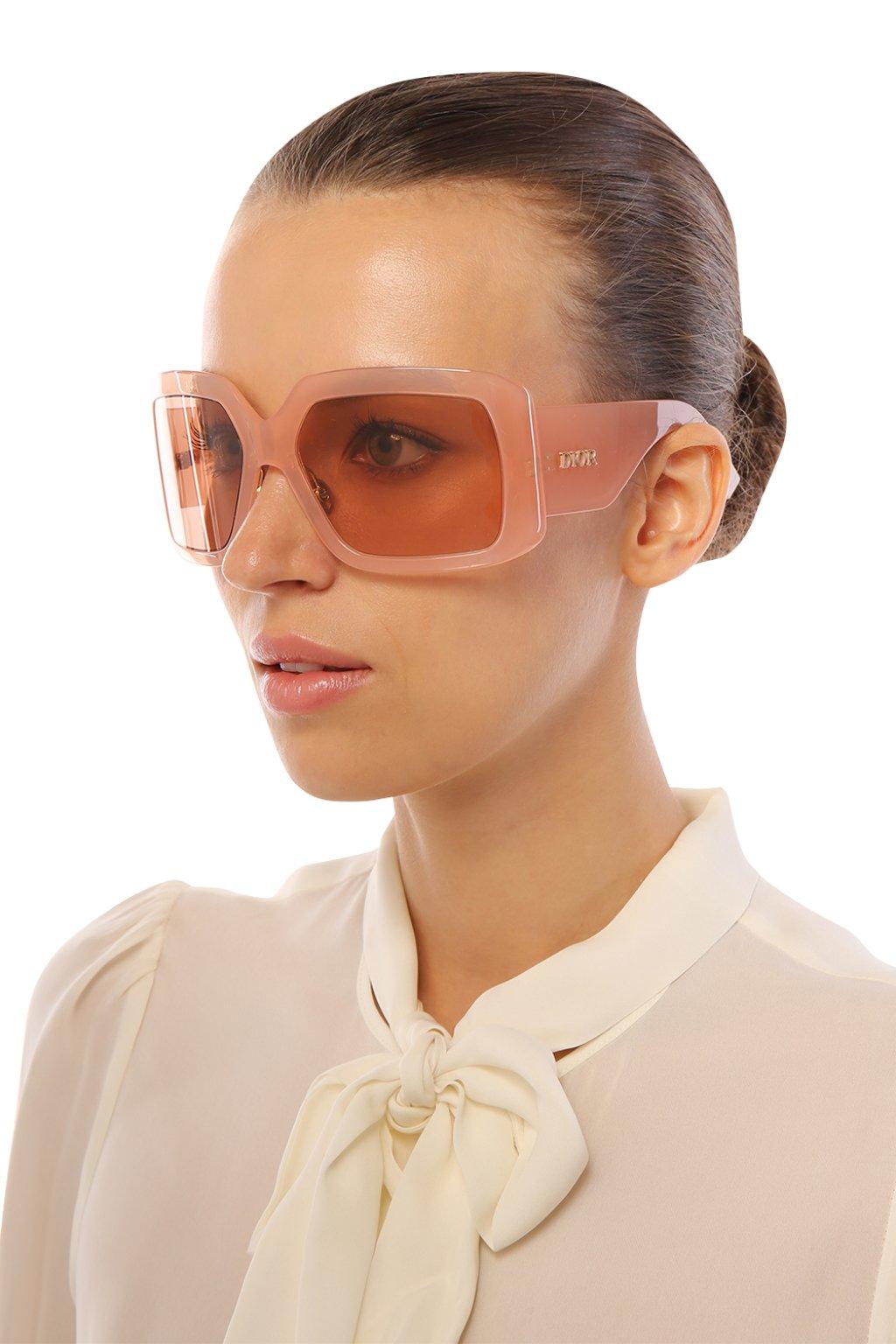Dior Women's Solight2 Square Sunglasses in Pink - Lyst