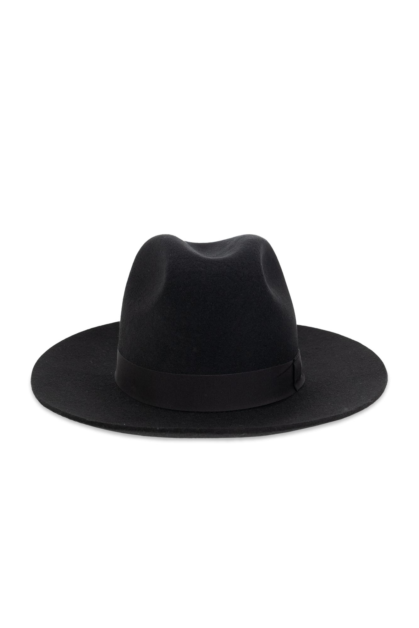 Off-White c/o Virgil Abloh Wide Brim Felt Hat in Black for Men