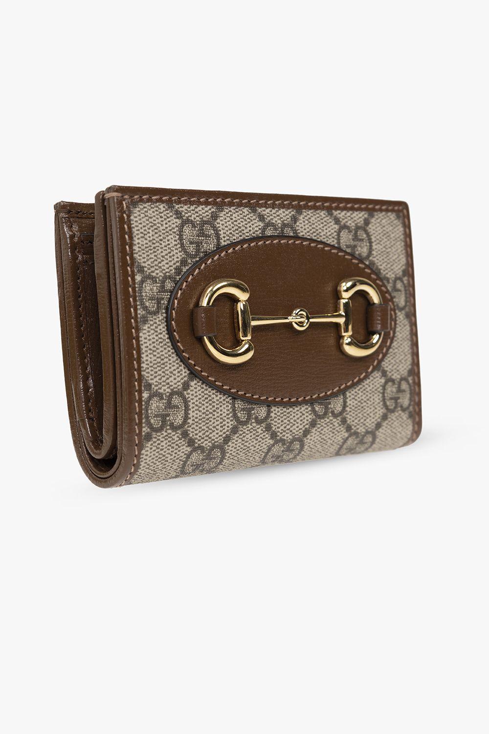 Gucci Horsebit 1955 Leather Wallet in Brown - Gucci