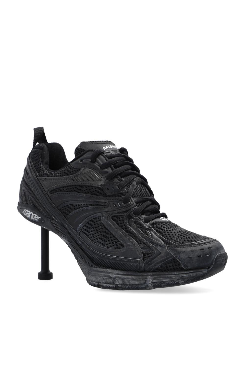 靴 BALENCIAGA X-PANDER 42 black Balenciaga - X-Pander Mesh and Rubber Sneakers - Black