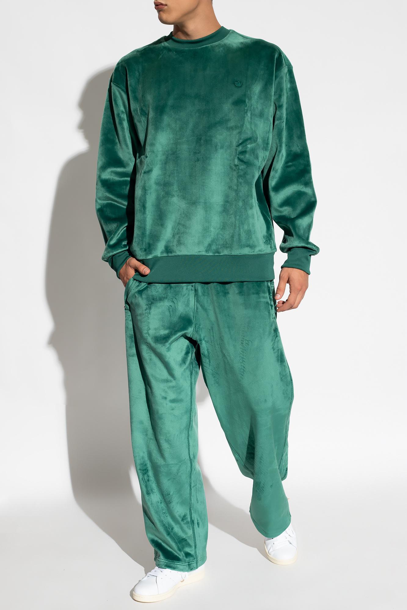 Mens velour shop pullover