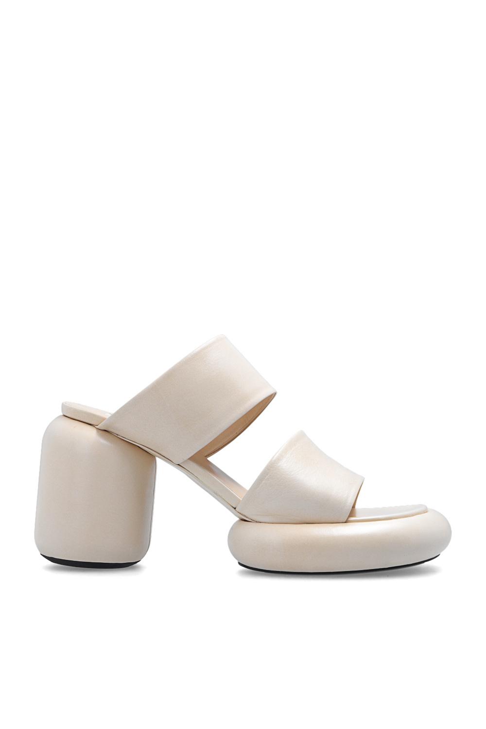 Jil Sander Heeled Sandals in Natural | Lyst Australia