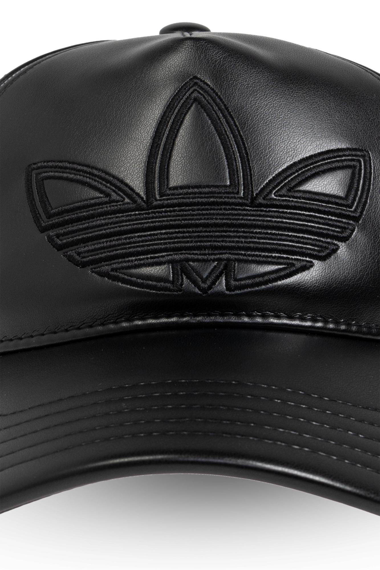 Adidas Originals Black Leather Adidas Hat Adidas Black Leather Hat