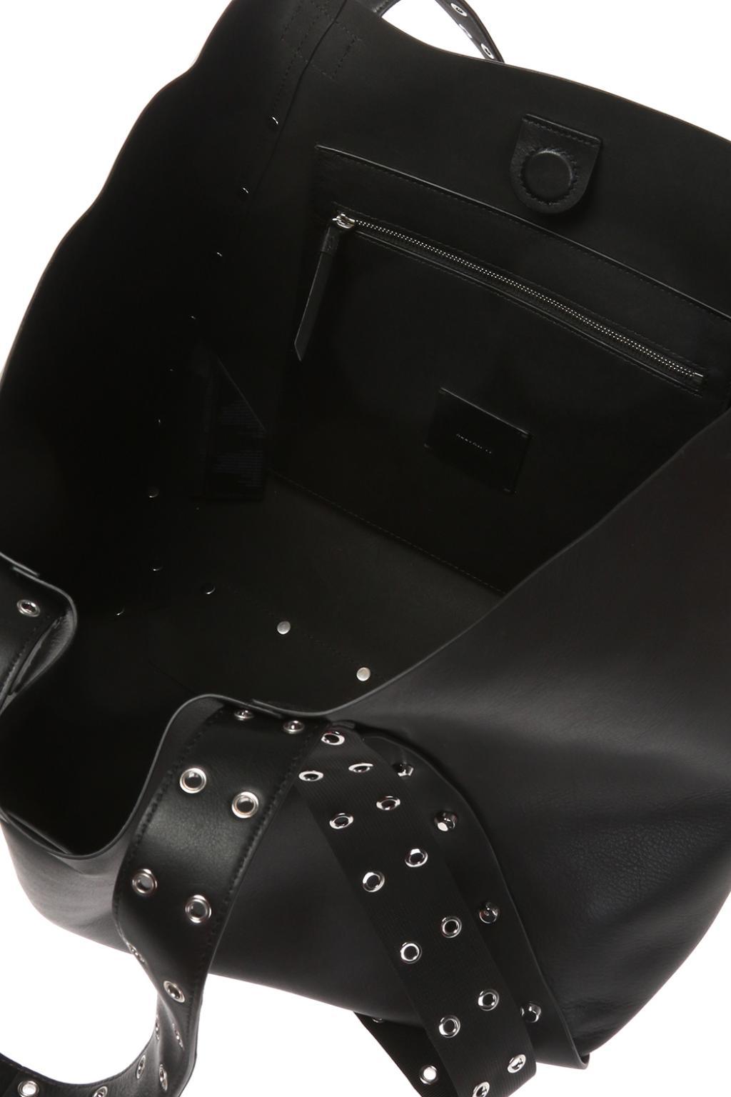 allsaints sid leather backpack