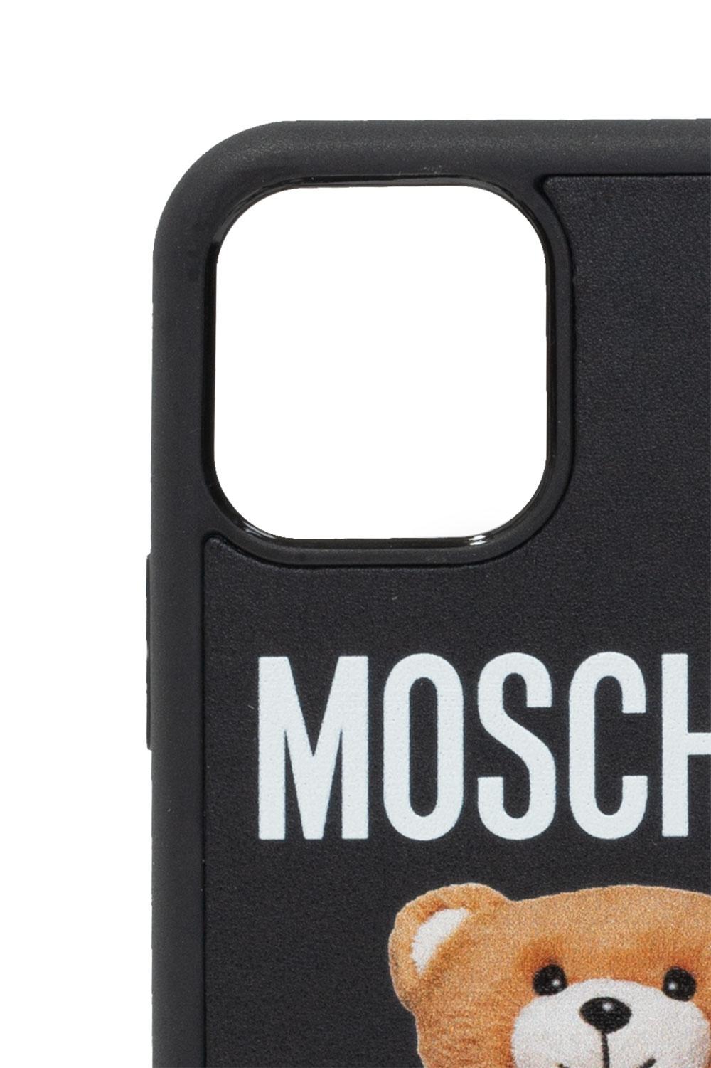 Moschino Branded Iphone 11 Pro Max Case Unisex Black Lyst Moschino Branded Iphone 11 Pro Max Case Unisex Black Lyst