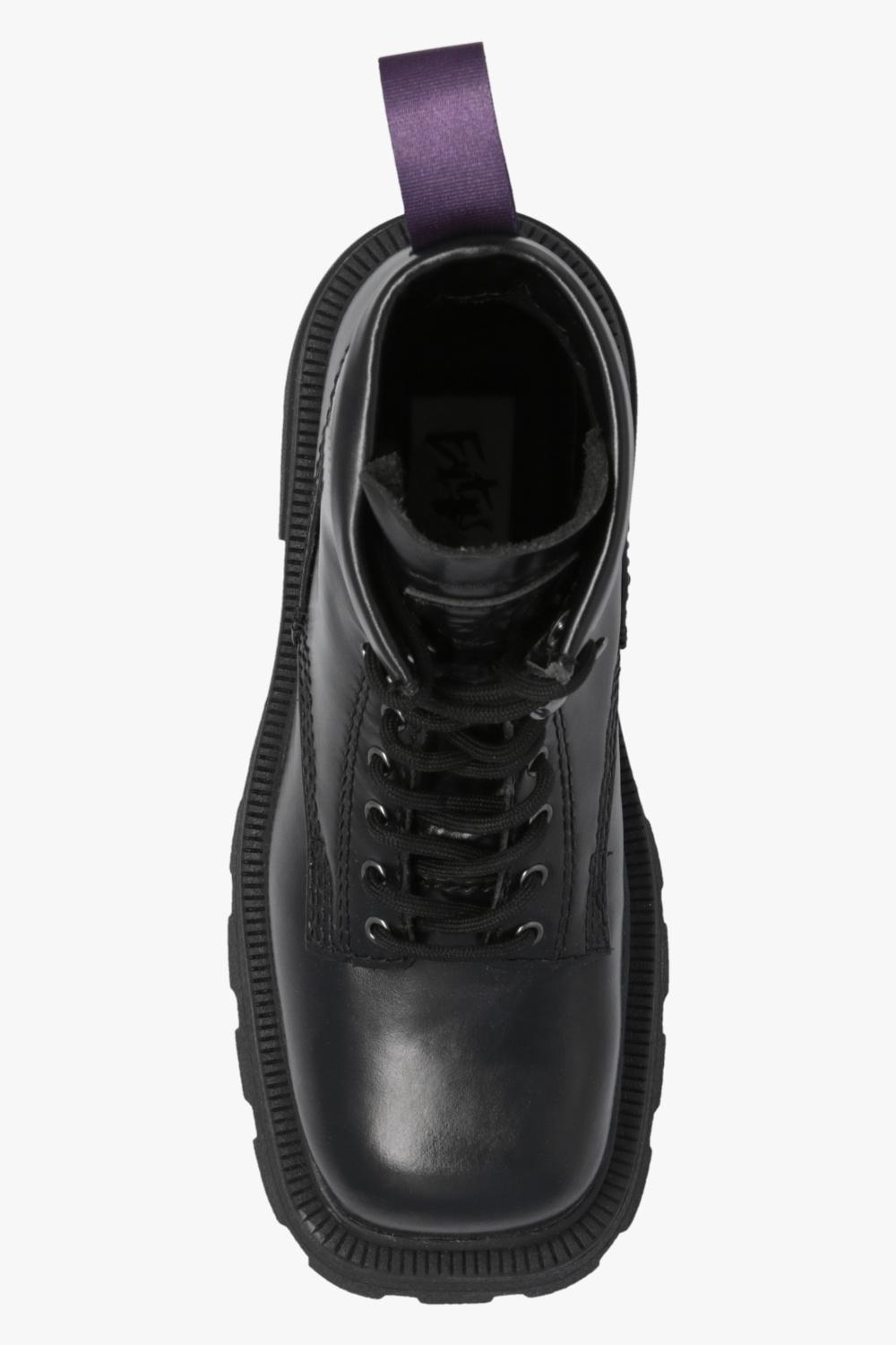 Eytys 'michigan' Leather Combat Boots in Black | Lyst