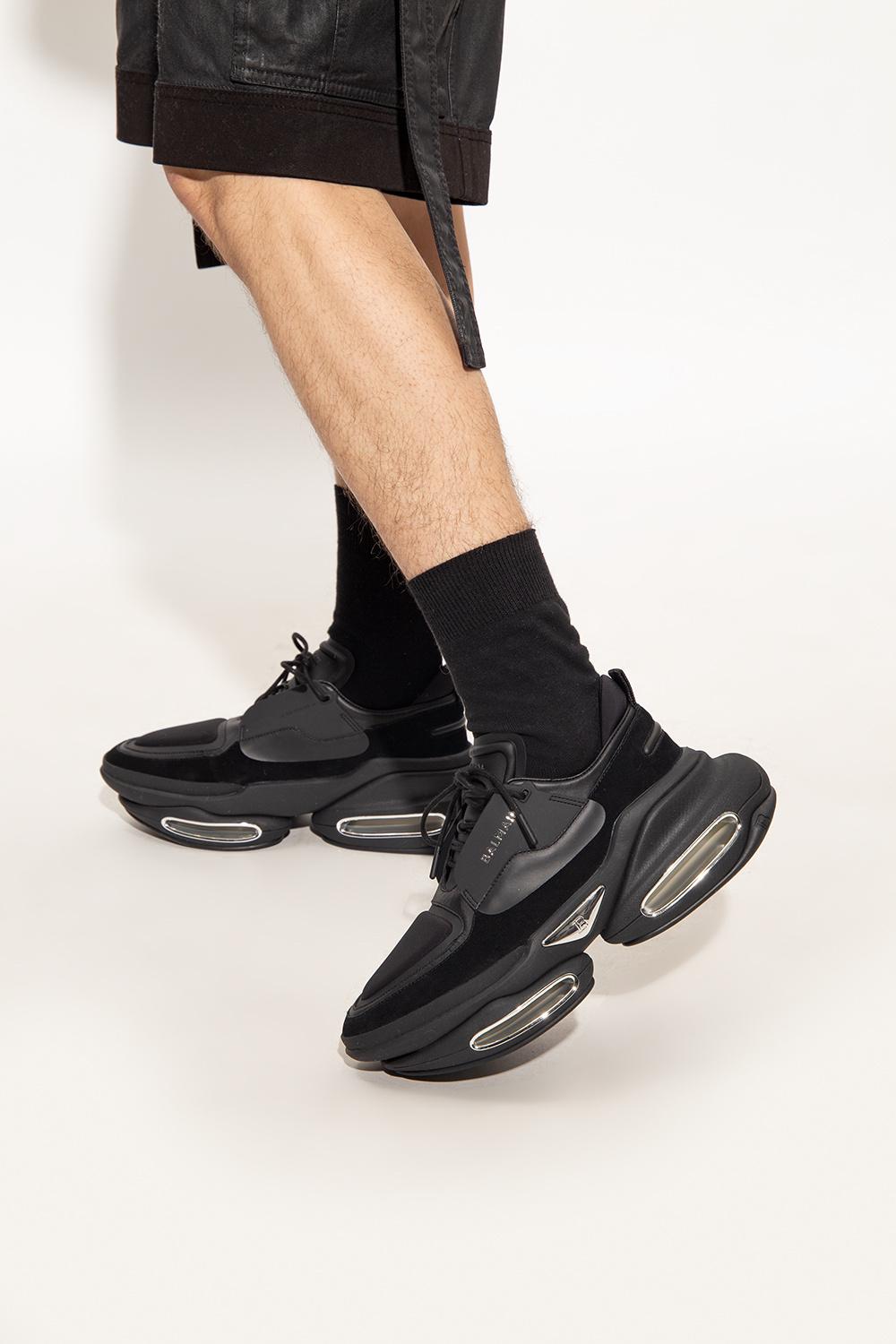 Balmain 'b-bold' Sneakers in Black for Men | Lyst