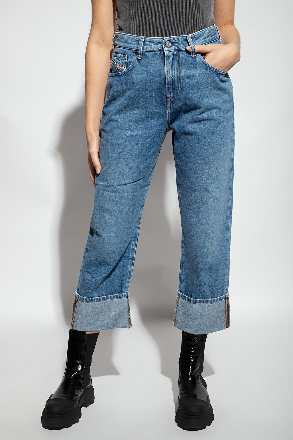Rechtdoor bladerdeeg enthousiasme DIESEL '1999' Loose-fitting Jeans in Blue | Lyst