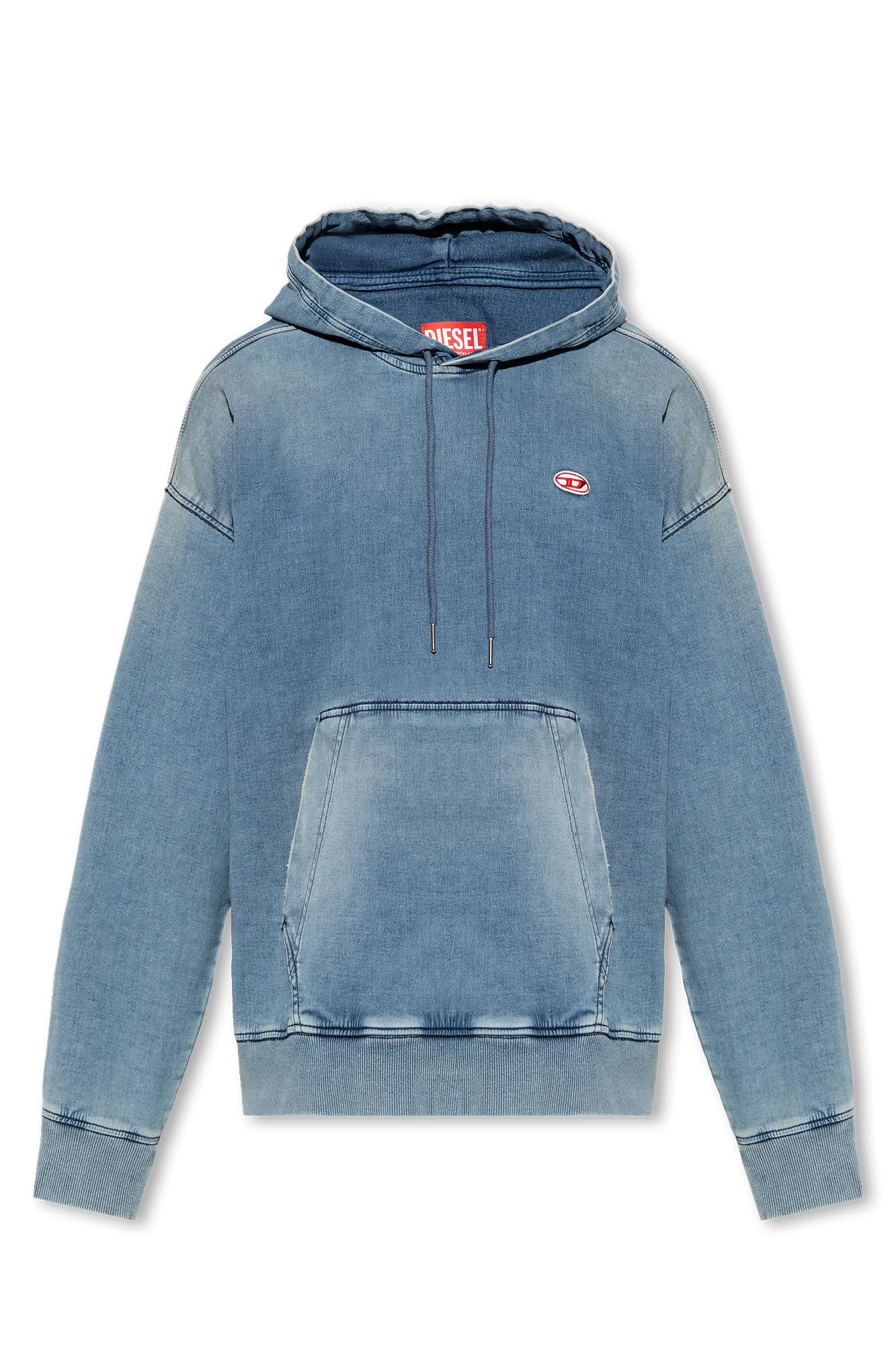 DIESEL 'D-Um-Rib-Ne' Hoodie, ' in Blue for Men | Lyst UK