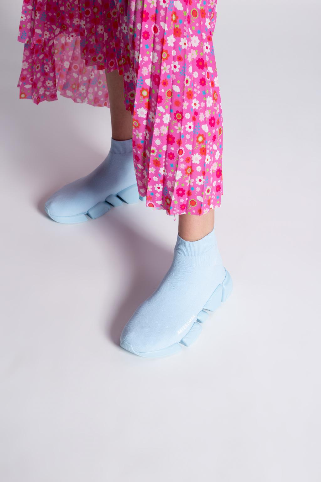 Balenciaga 'speed 2.0 Lt' Sock Sneakers in Blue | Lyst