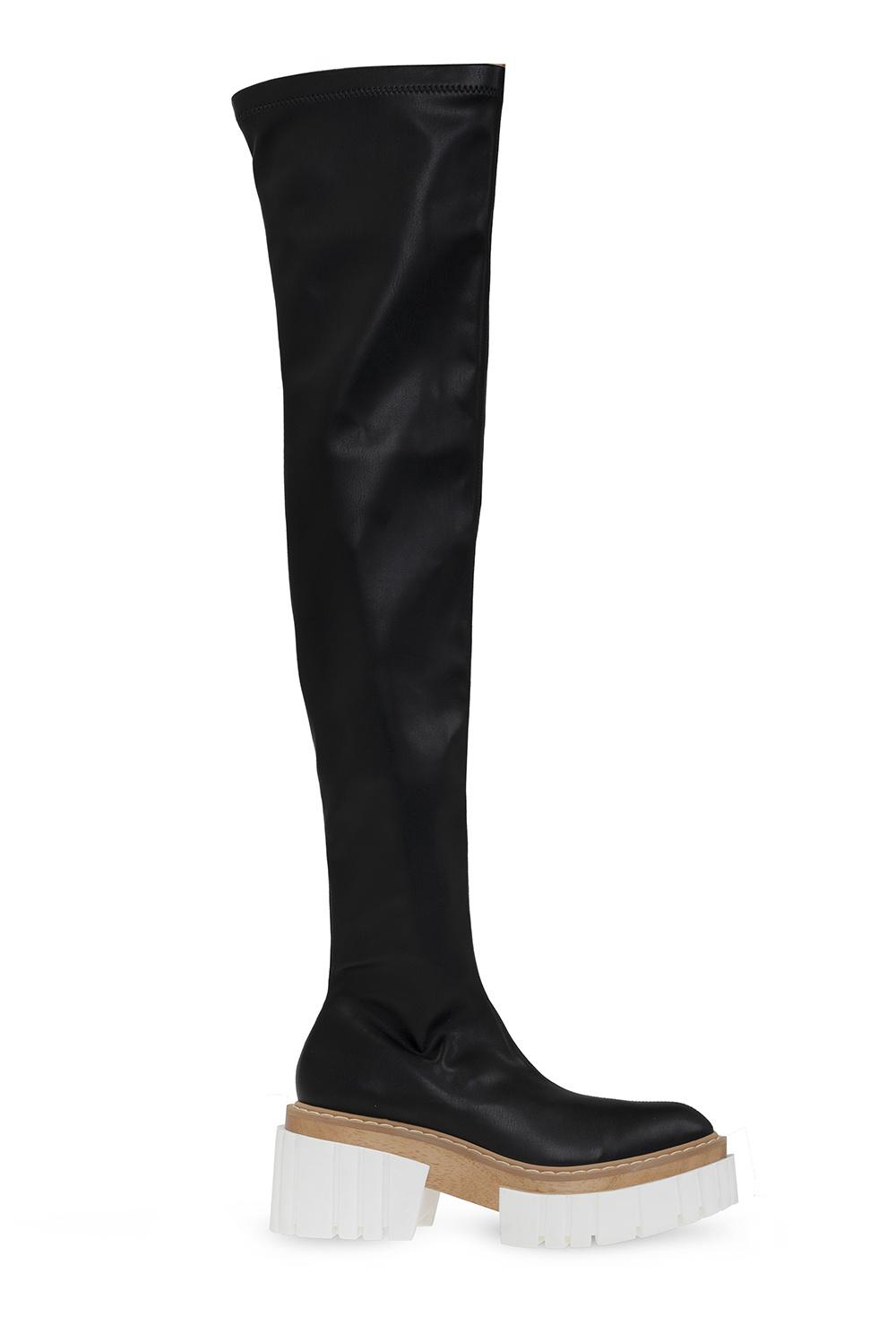 Stella McCartney 'emilie' Over-the-knee Boots in Black | Lyst Stella McCartney 'emilie' Over-the-knee Boots in Black | Lyst