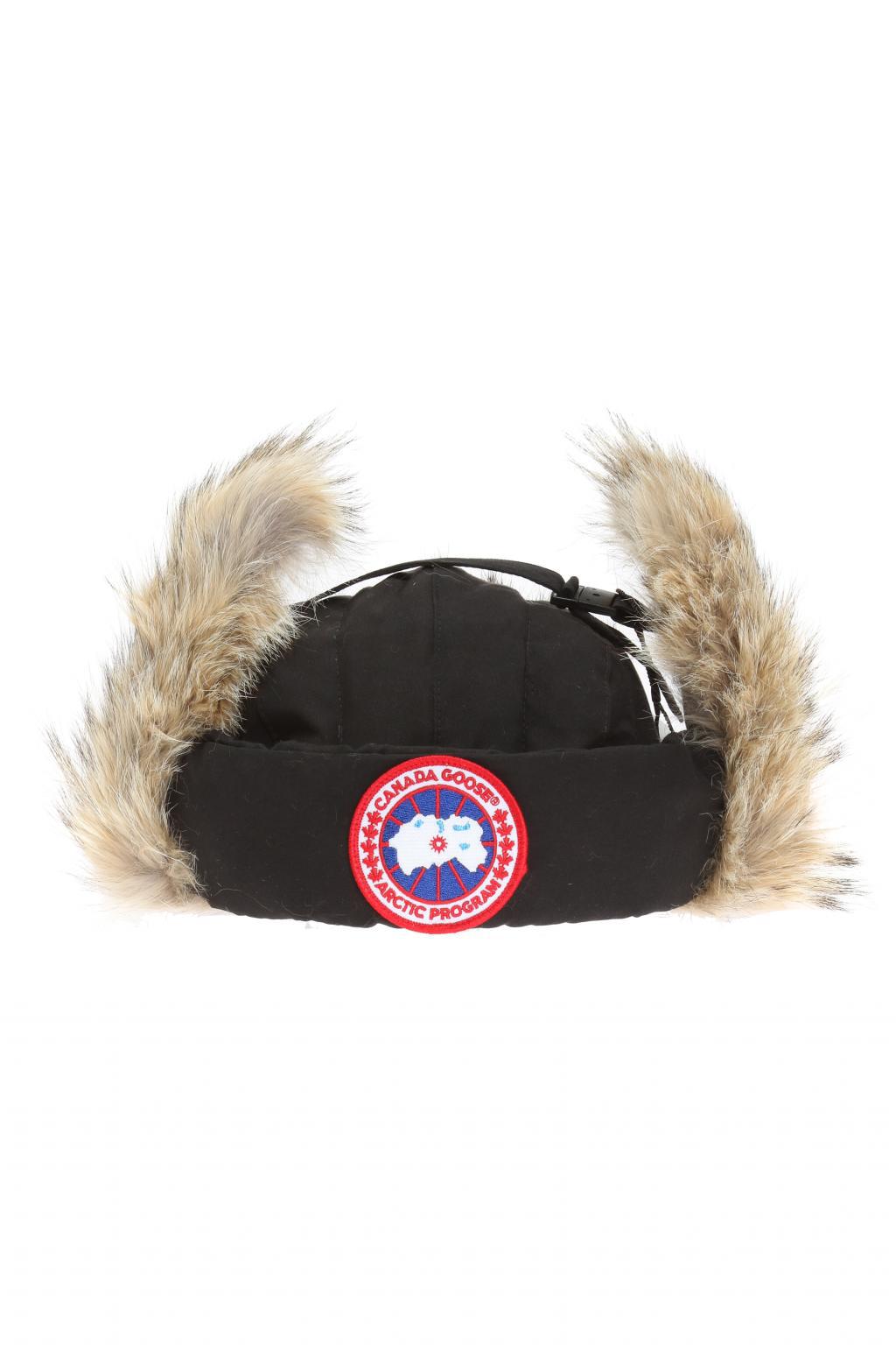 Canada Goose Coyote Fur Hat in Black for Men Lyst