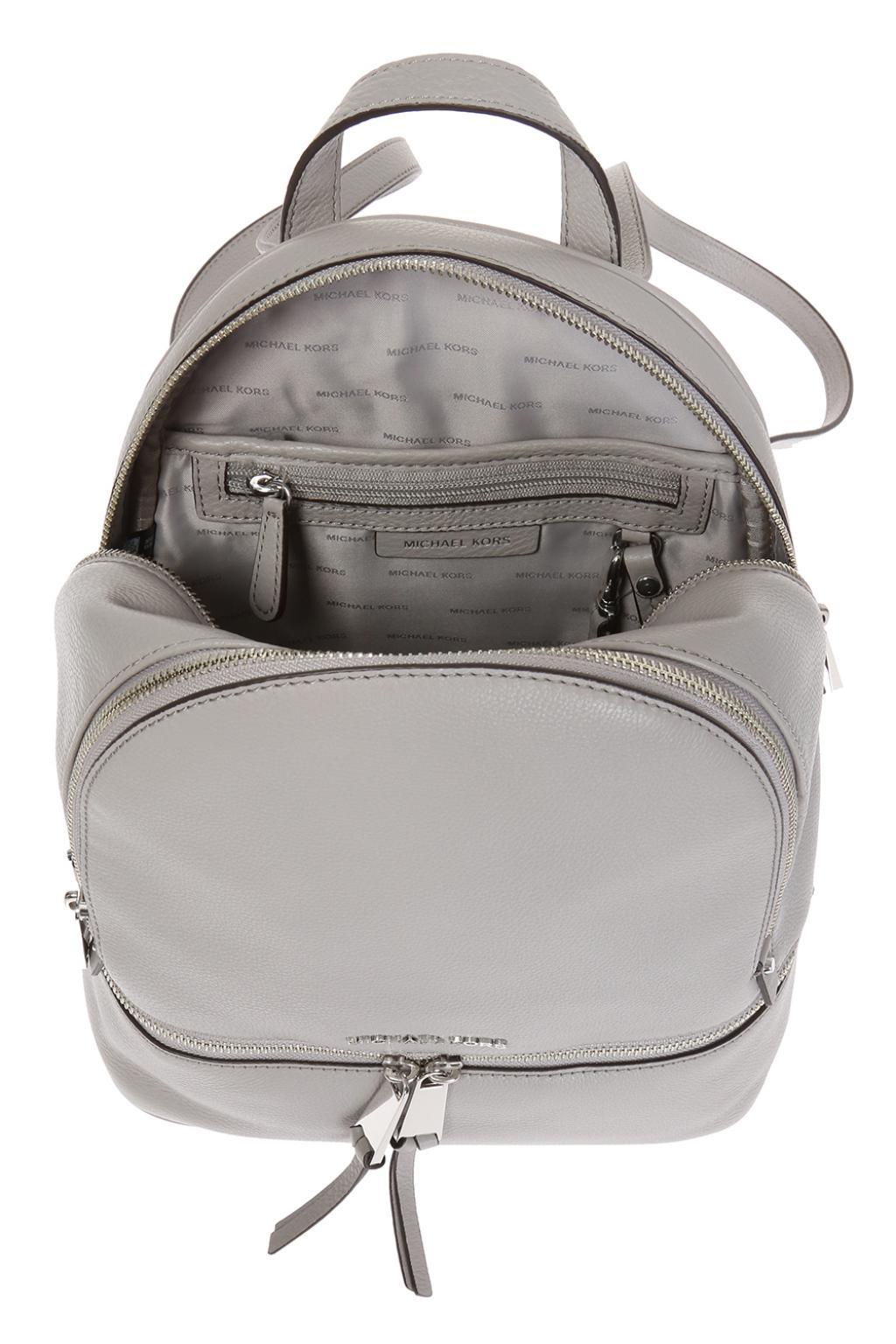 michael kors grey backpack