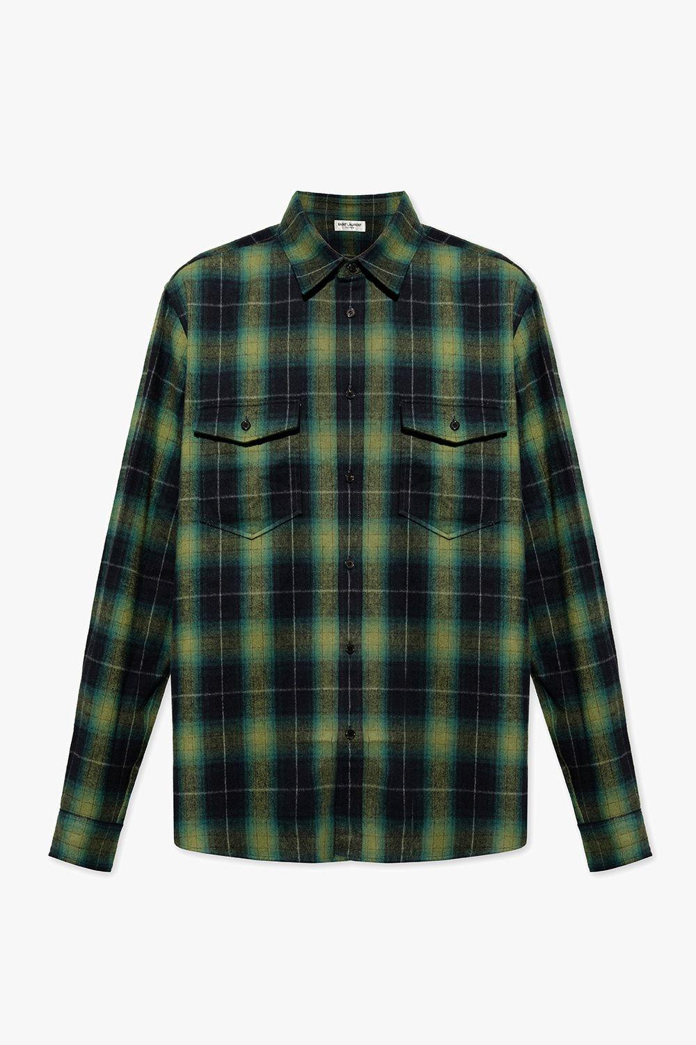 Saint laurent checkered shirt 2025 Saint laurent checkered shirt 2025
