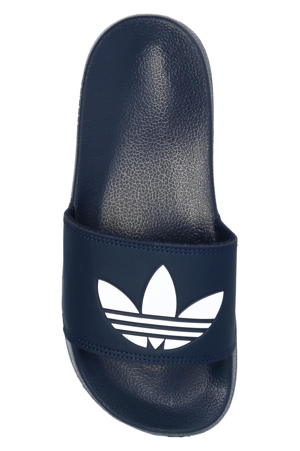 adidas women's blue adilette lite slide sandals