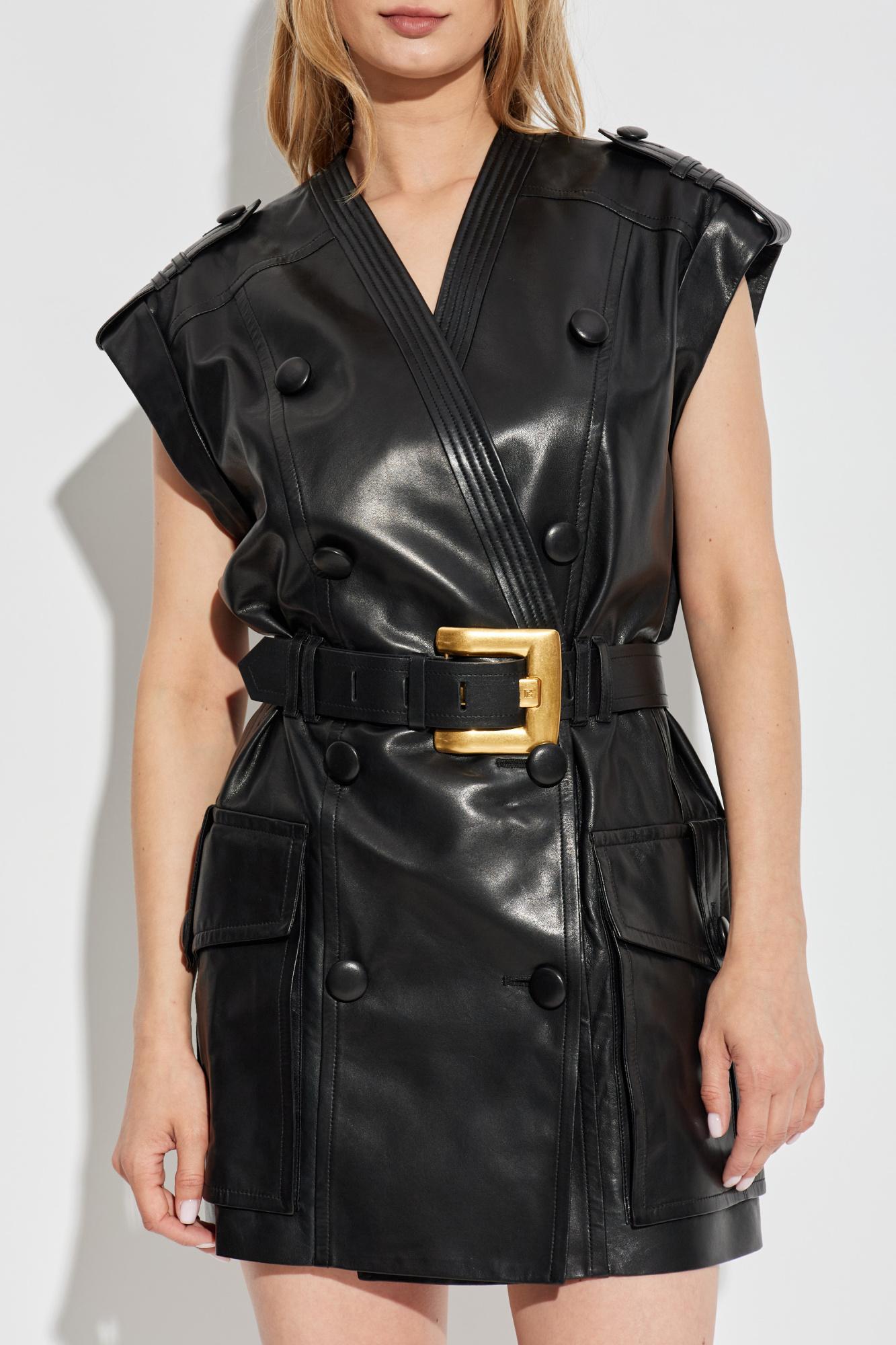 balmain leather dress Balmain Leather dress | Women's