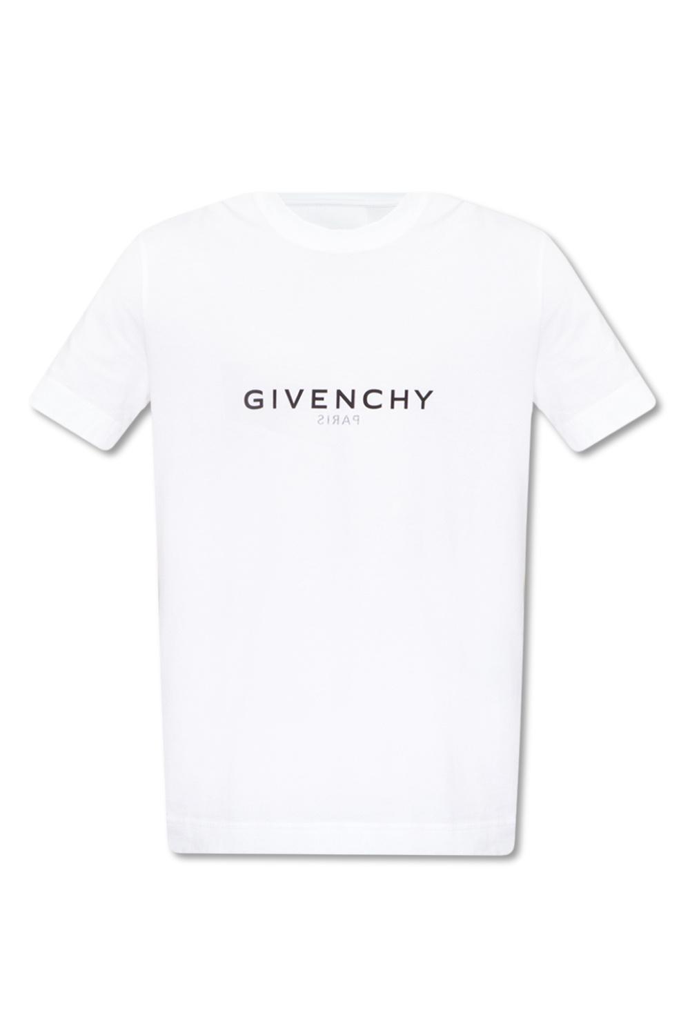 Givenchy Cotton Logo T-shirt in White for Men | Lyst