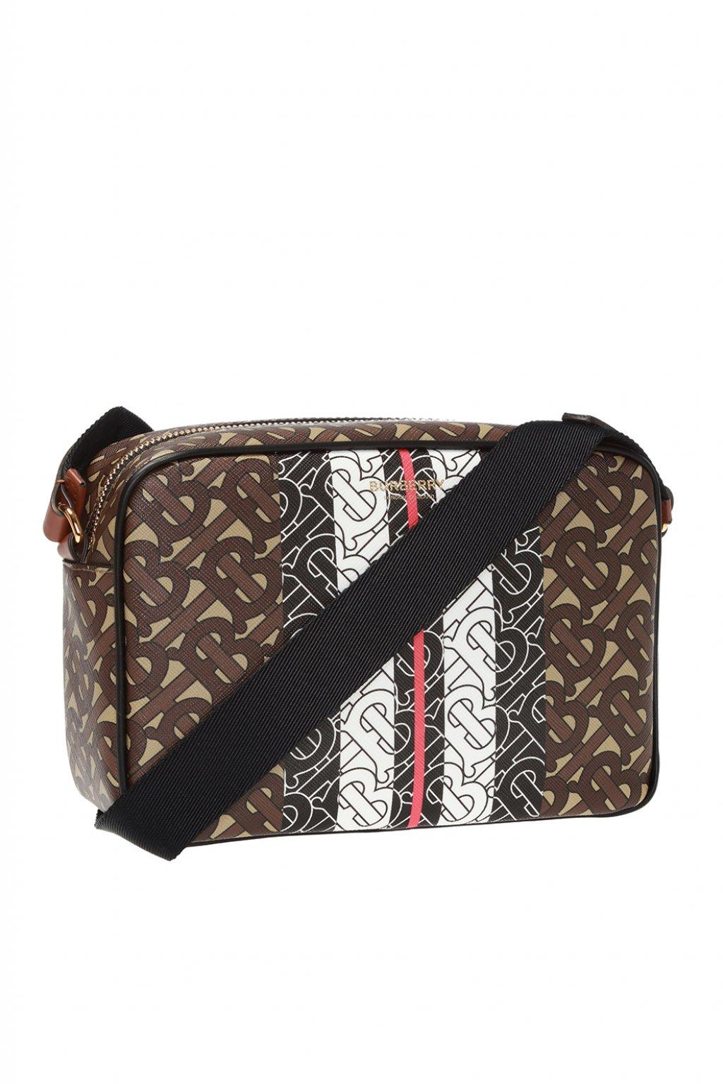 Cross body bags Burberry - Monogram print e-canvas camera bag