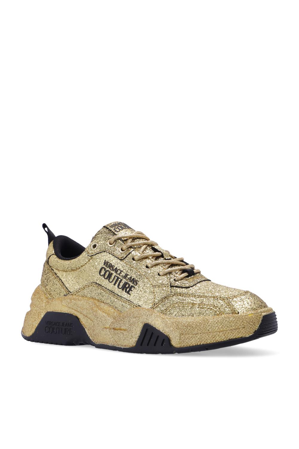 Versace Jeans Couture Sneakers With Logo in Metallic | Lyst
