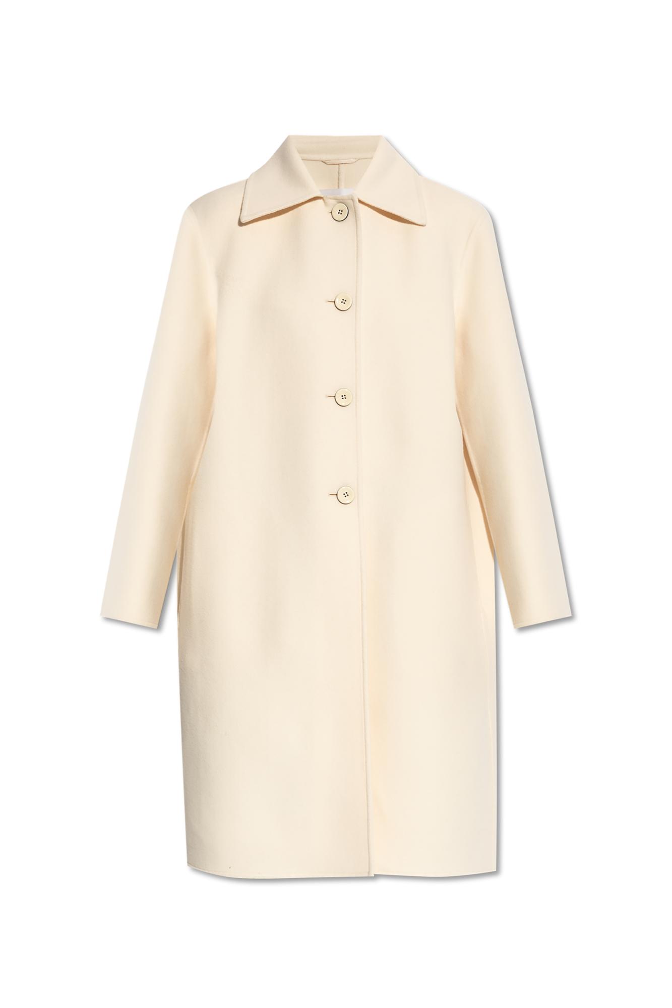 コート JIL SANDER Cream Wool Coat JIL SANDER Wool coat | Women's Clothing | Vitkac