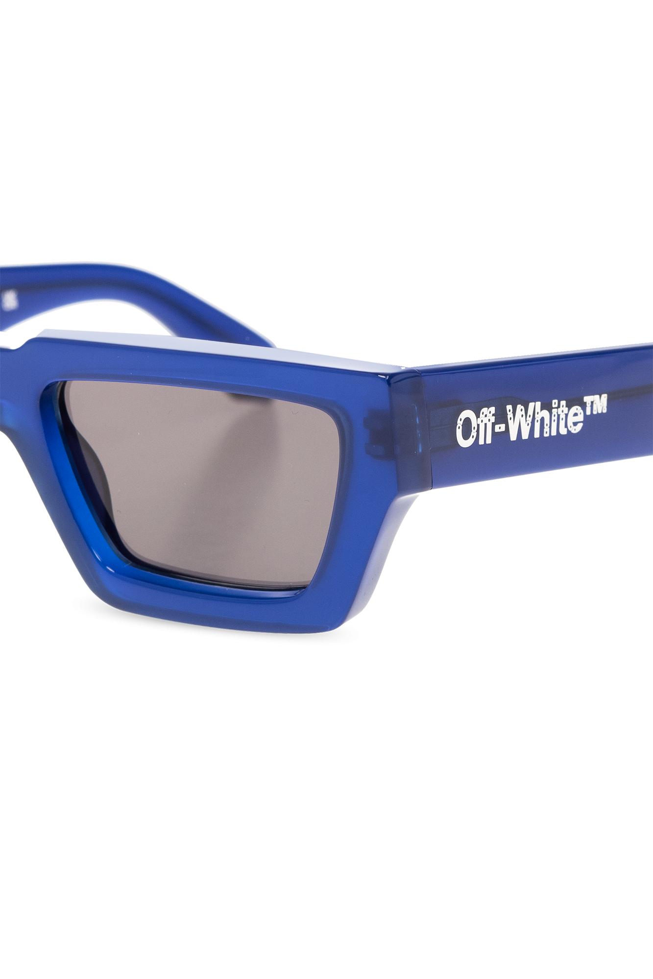 Off-White Manchester sunglasses Colors a grey/blue - Depop
