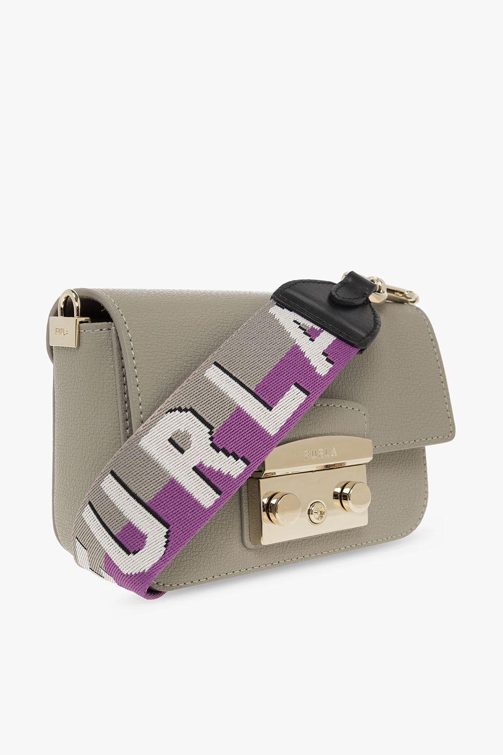 Furla 'metropolis Mini' Shoulder Bag in Gray | Lyst