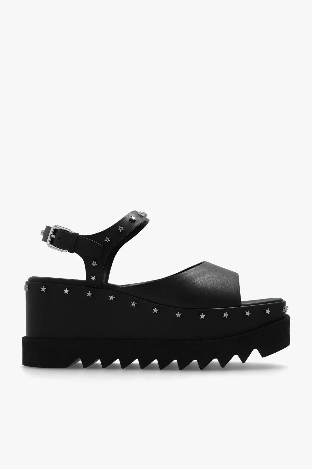 Stella McCartney 'elyse' Platform Sandals in Black | Lyst