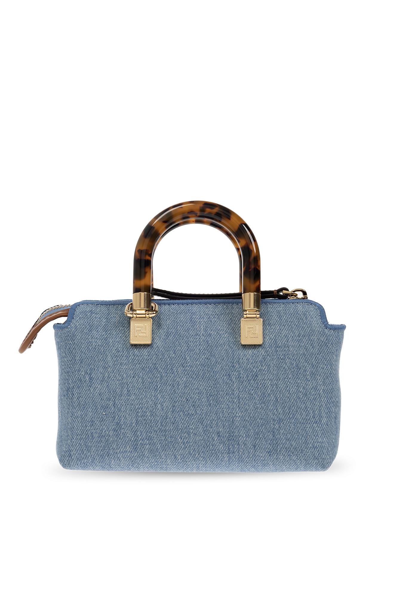 ショルダーバッグ・ポシェット Fendi Embroidered Denim Medium By The Way Crossbody Bag FENDI By The Way Mini Denim Shoulder Bag