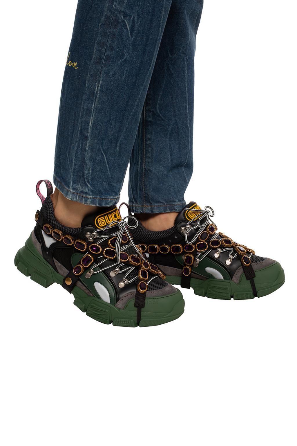 gucci flashtrek green