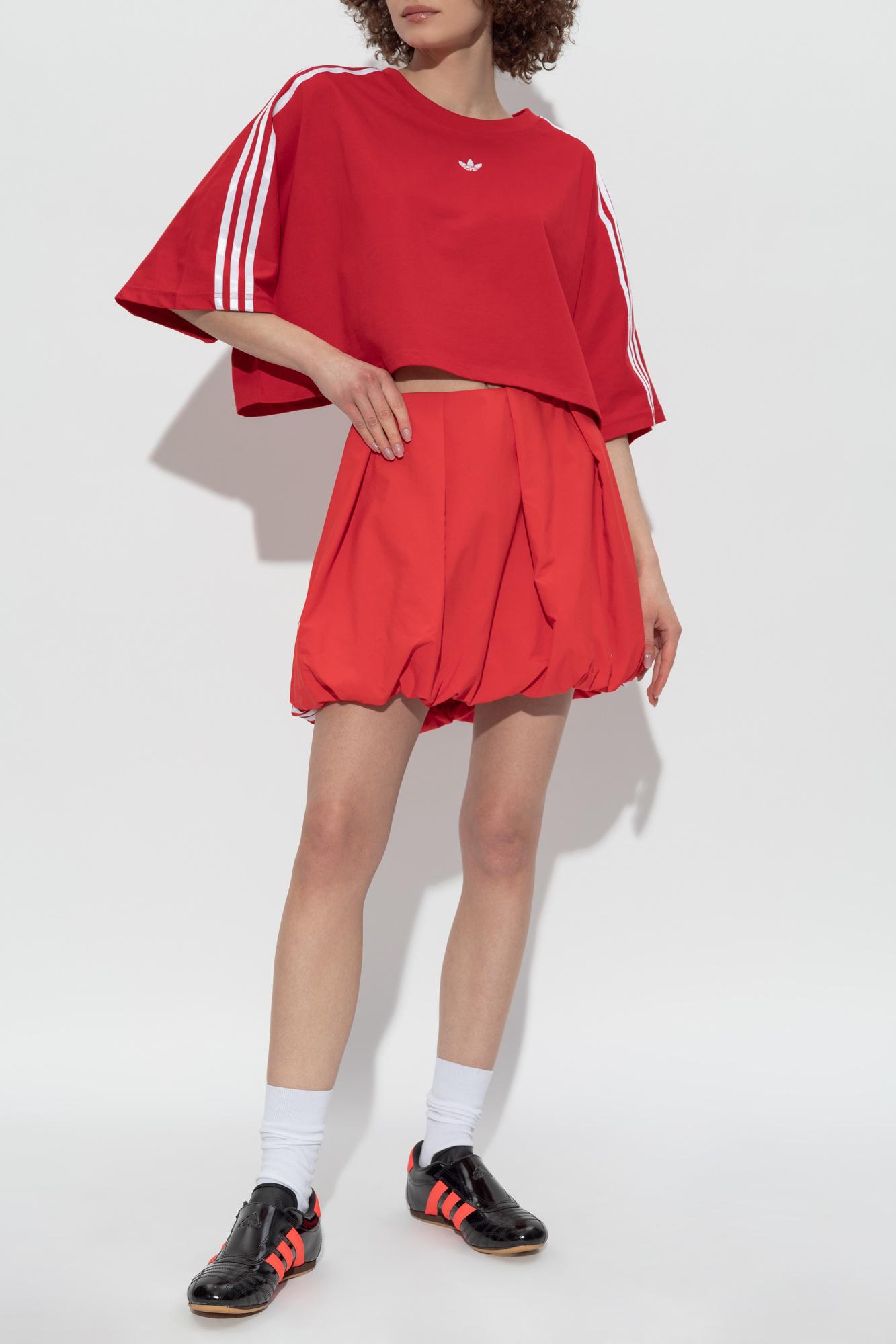 adidas Originals Bubble Skirt in Red | Lyst