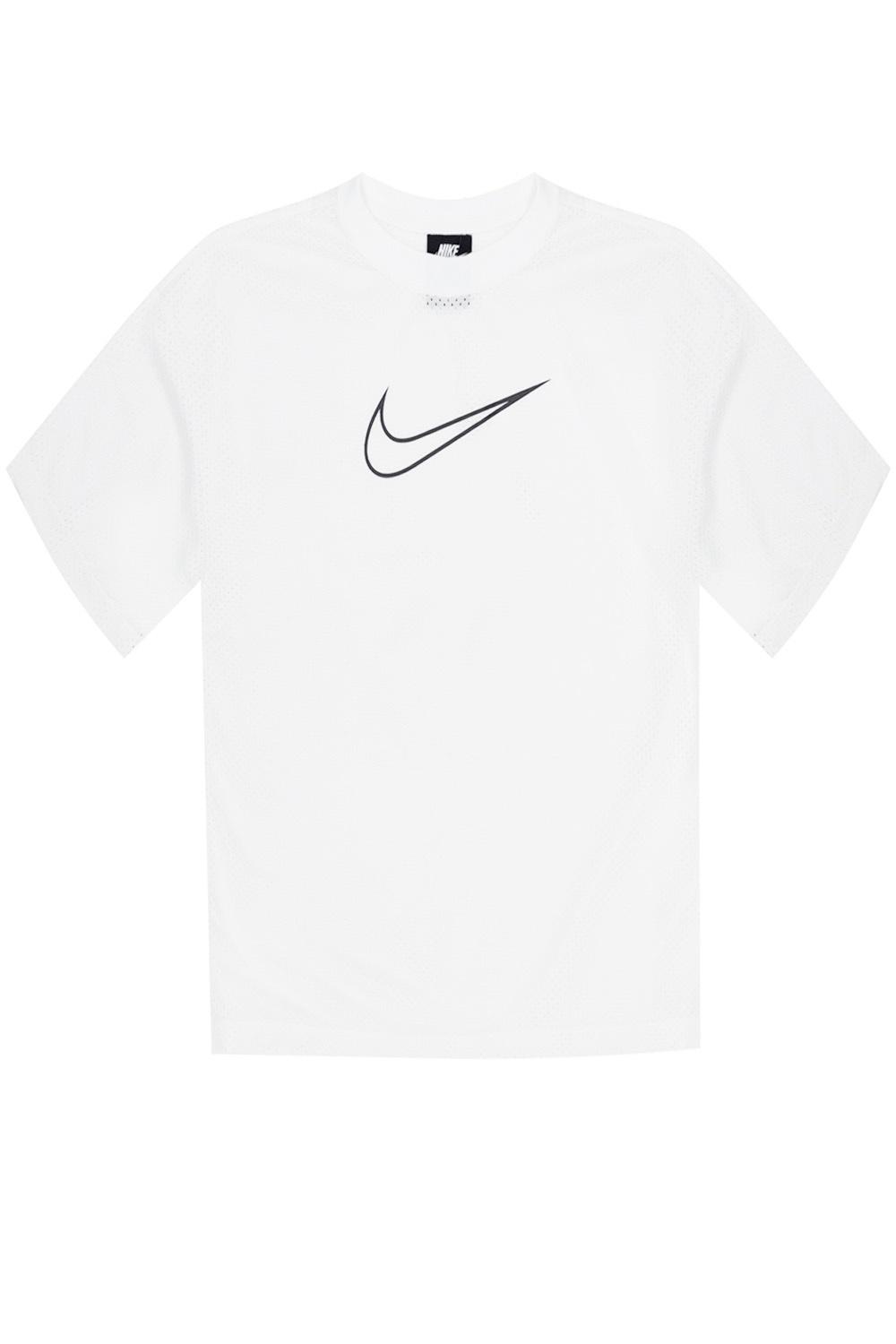 Nike Cotton Logo T-shirt White - Lyst
