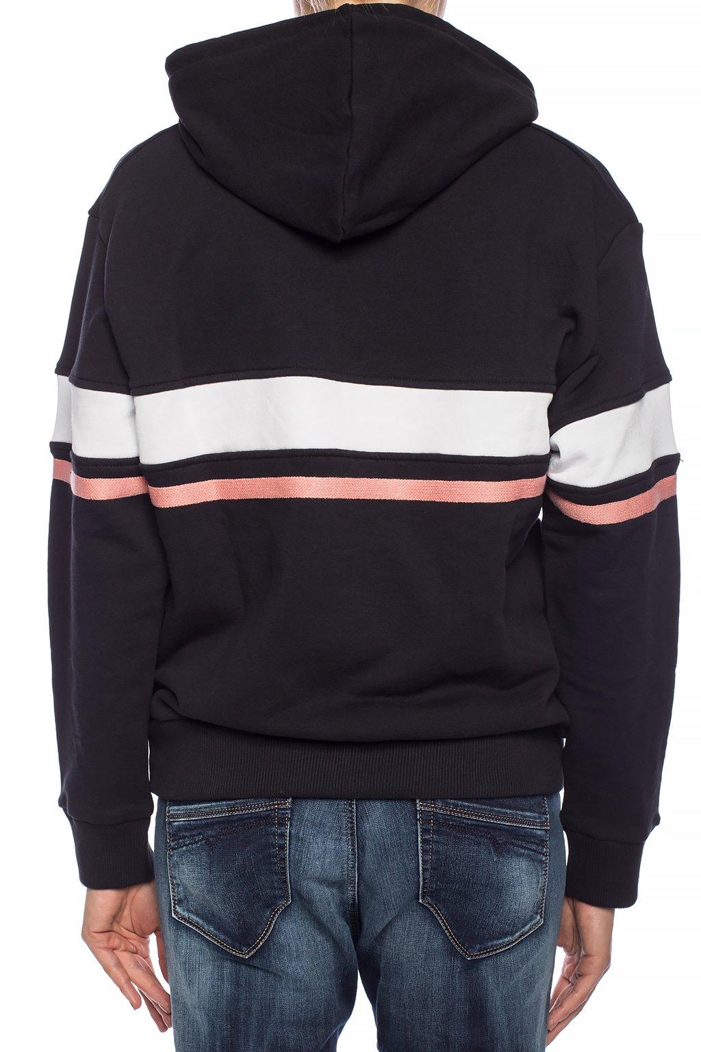 DIESEL Cotton Branded Sweatshirt in Black Lyst