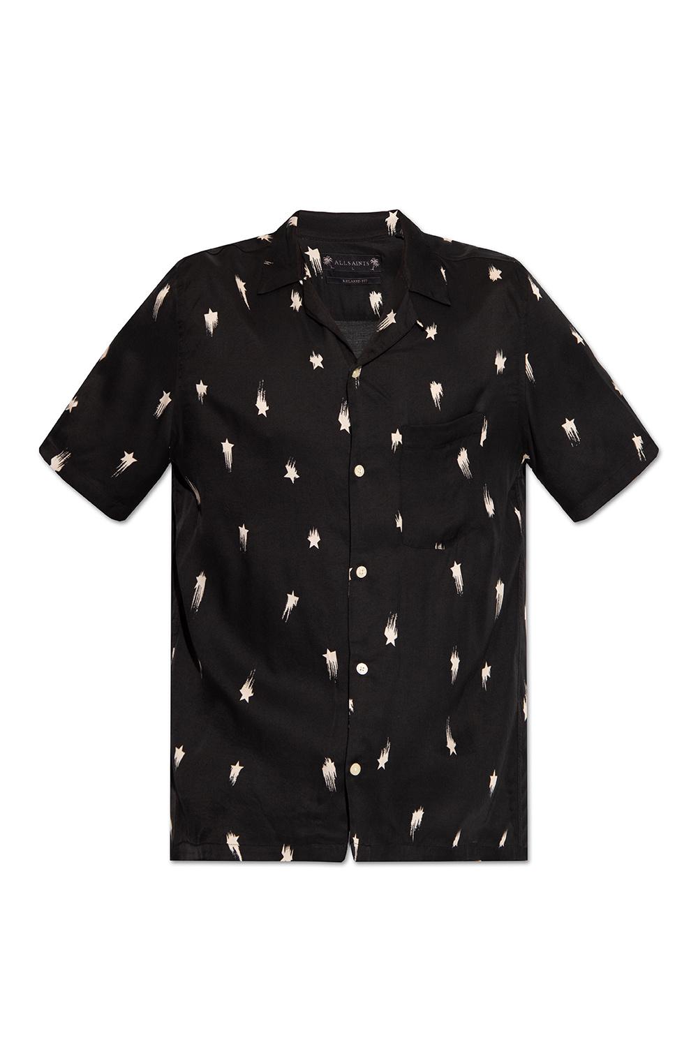 AllSaints 'starburn' Shirt in Black for Men