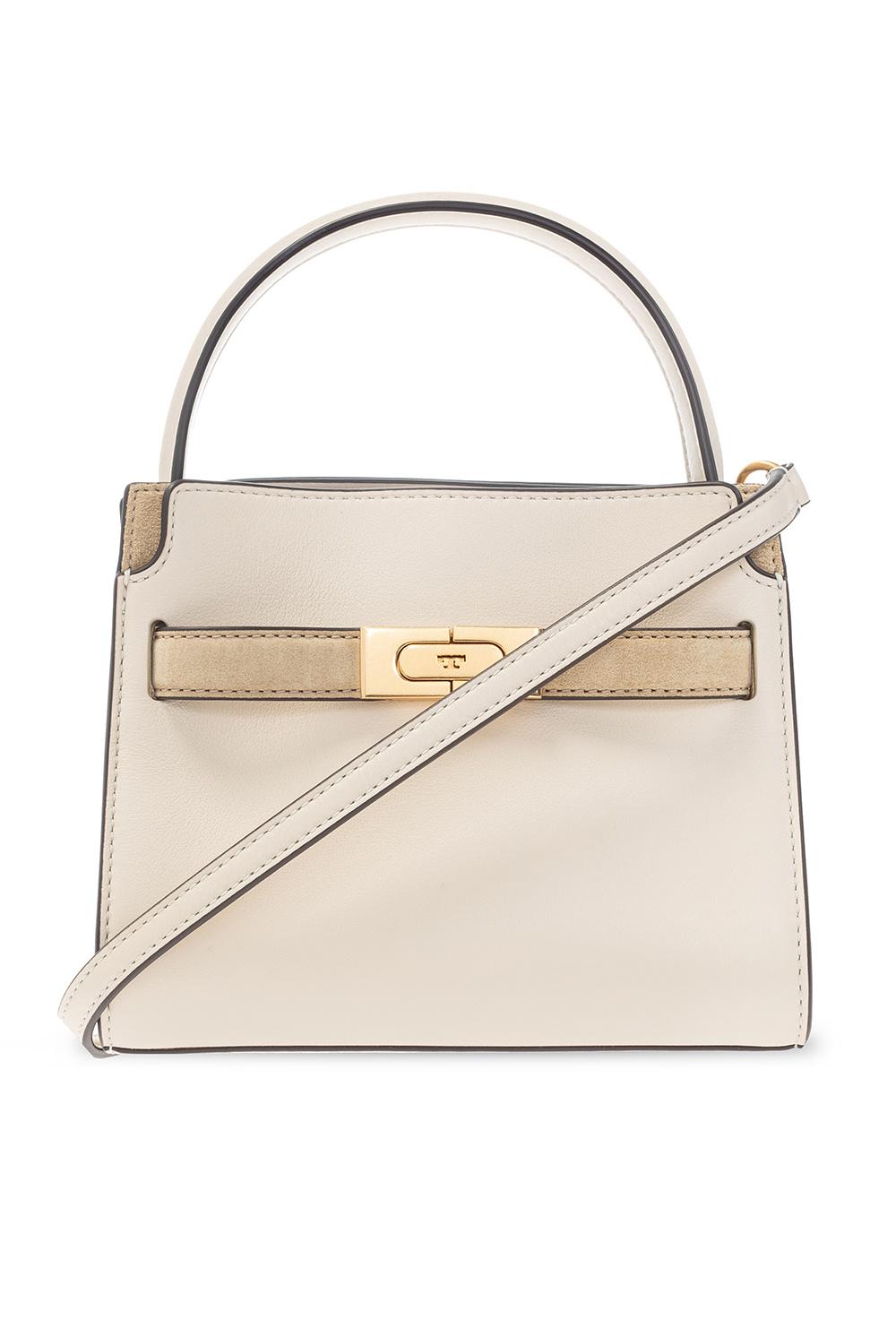 Tory Burch Lee Radziwill Petite Double Bag in Natural | Lyst Australia