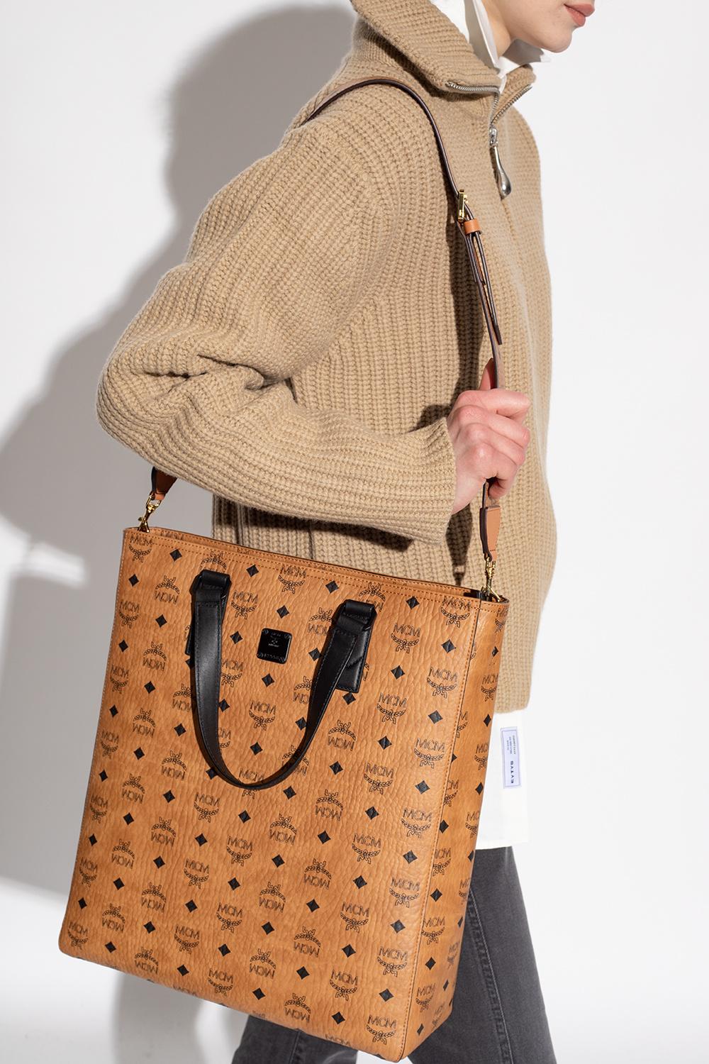 MCM Bag Strap With Monogram in White Lyst