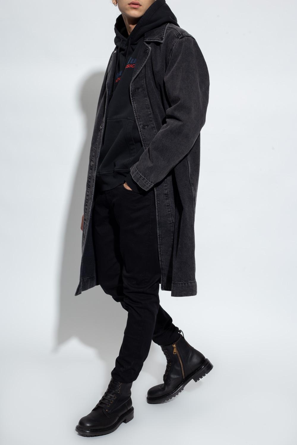 DIESEL 'roku' Denim Coat in Gray for 