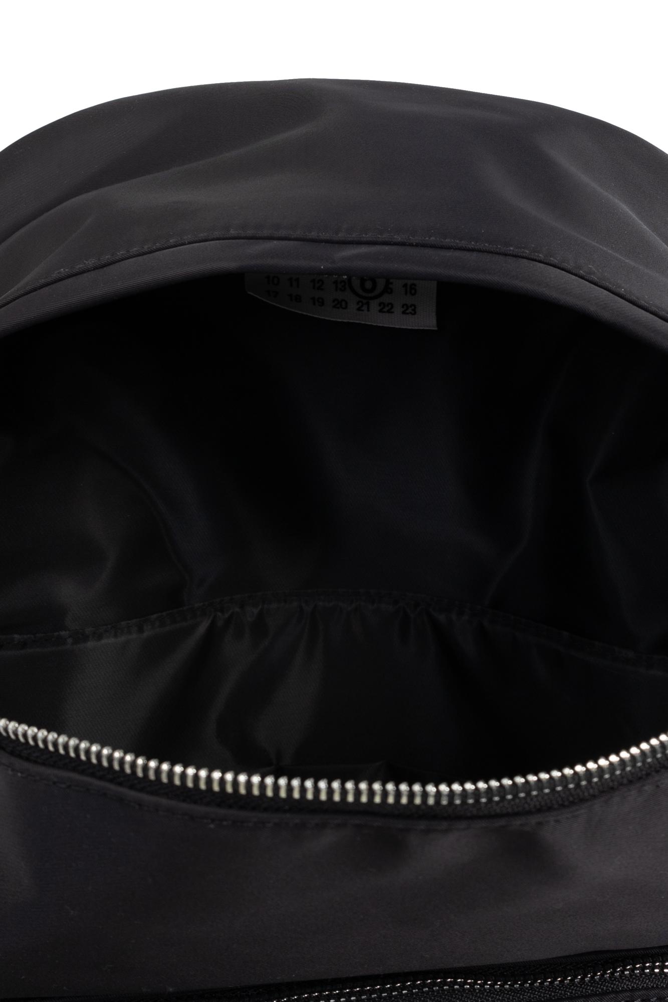 【MM6】Logo Buckle Backpack MM6 by Maison Martin Margiela Backpack With Logo Patch in
