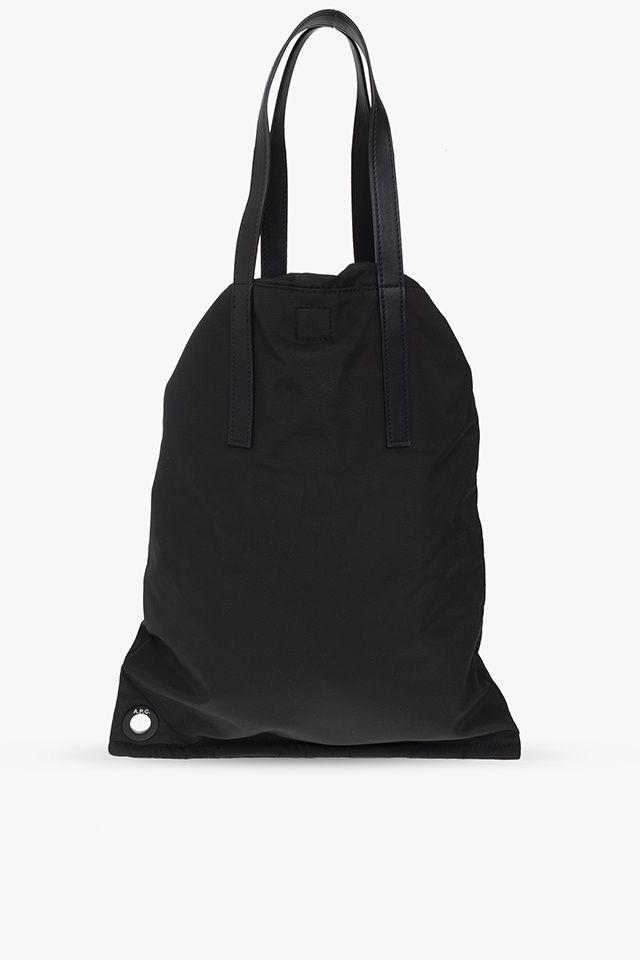 A.P.C. 'reset' Denim Shopper Bag in Black for Men | Lyst