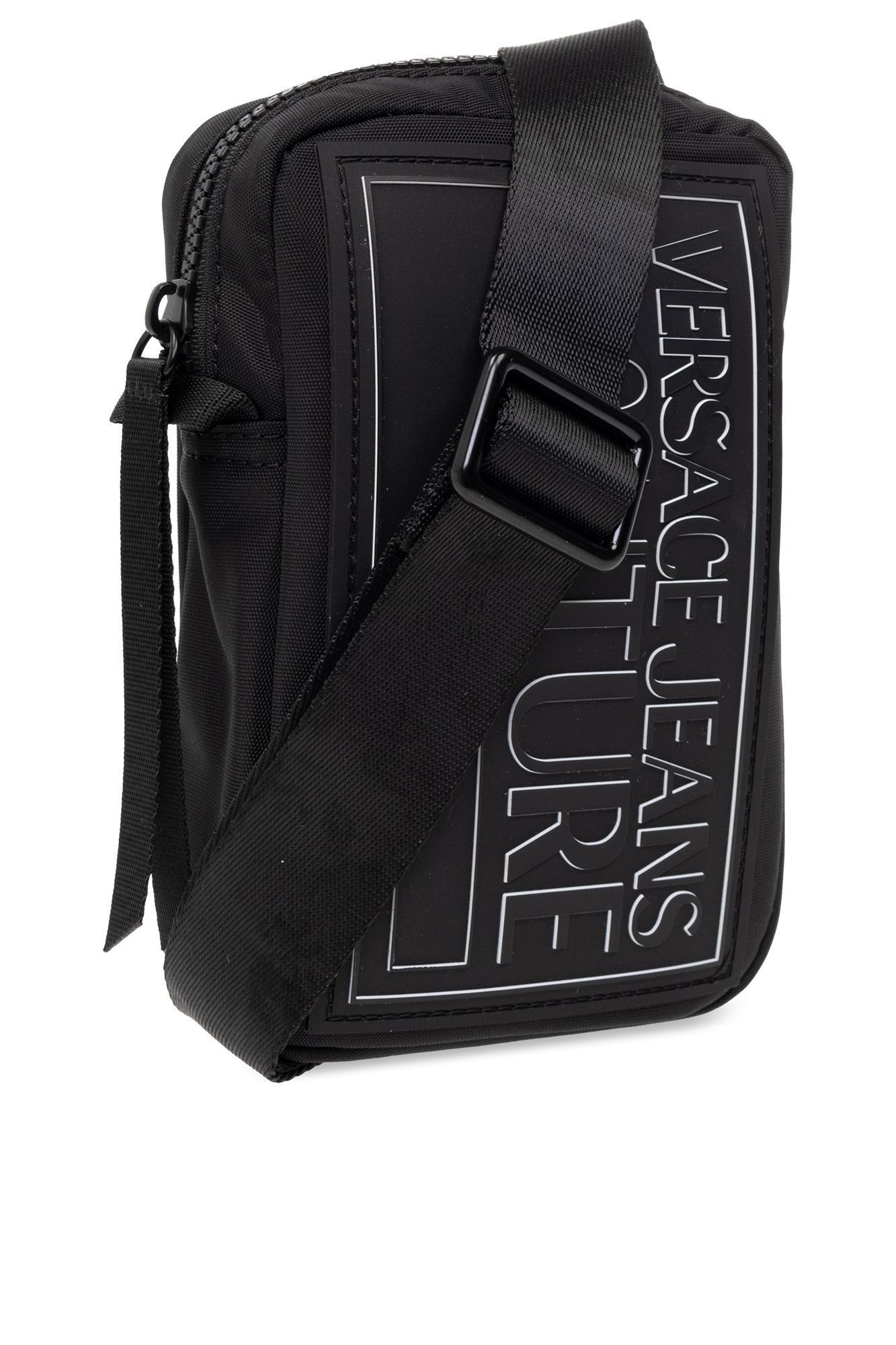 Versace Jeans Couture Shoulder Bag With Logo in Black for Men Lyst UK