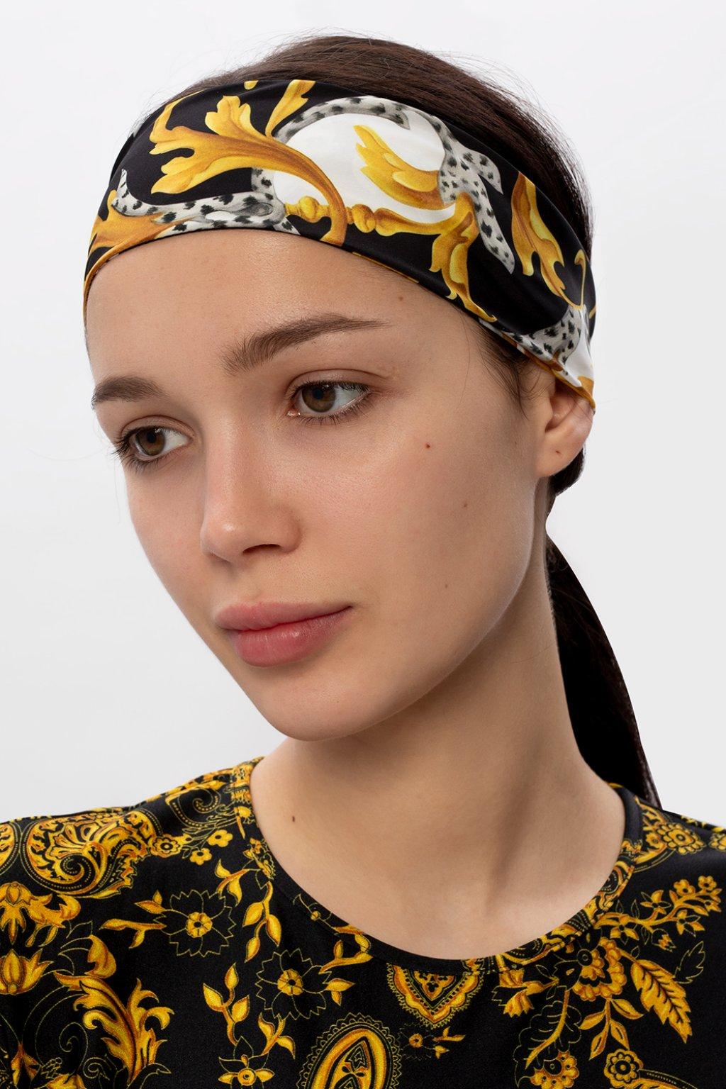 Versace Baroque Print Headband Lyst