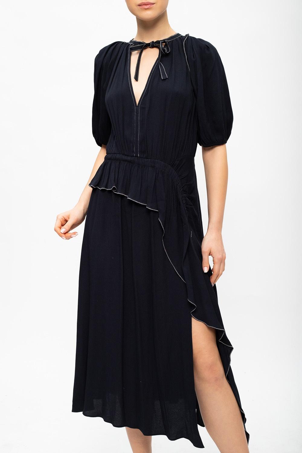 ulla johnson leah midi dress