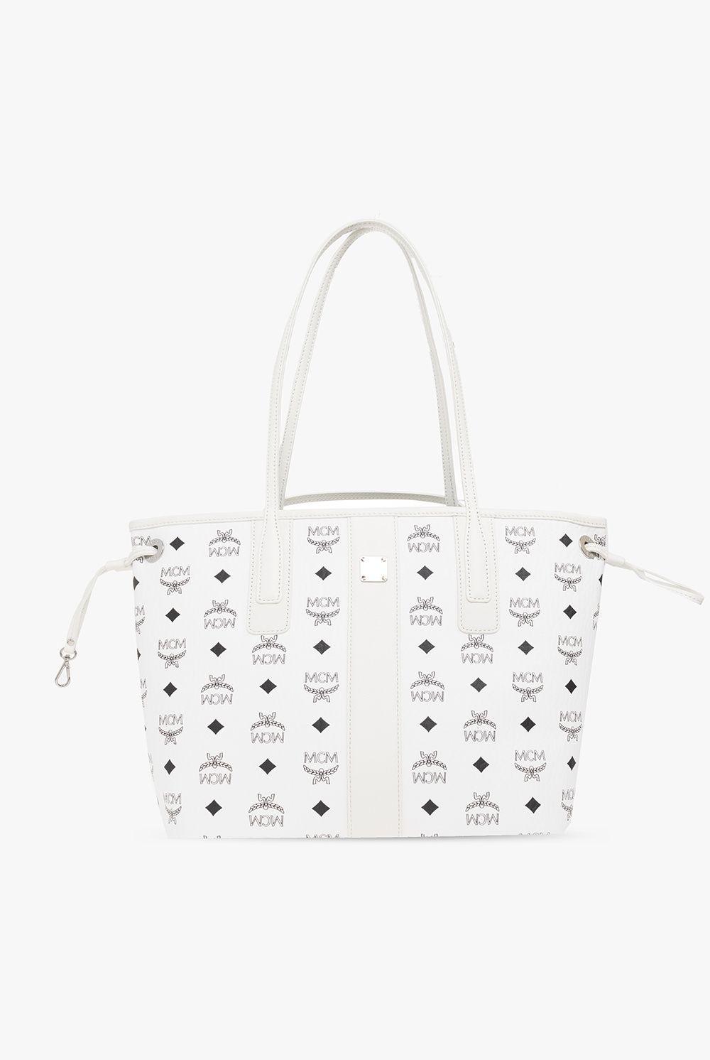 MCM 'liz' Reversible Shopper Bag in White | Lyst